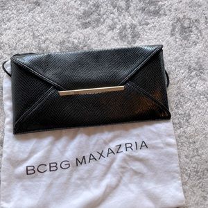 BCBG Black Envelop Clutch